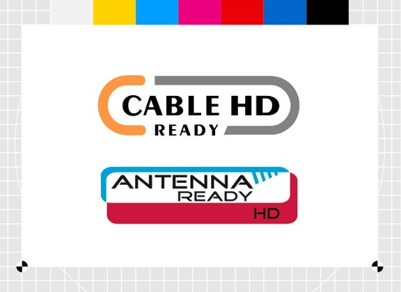 Cable HD Ready ja Antenna HD Ready -logot